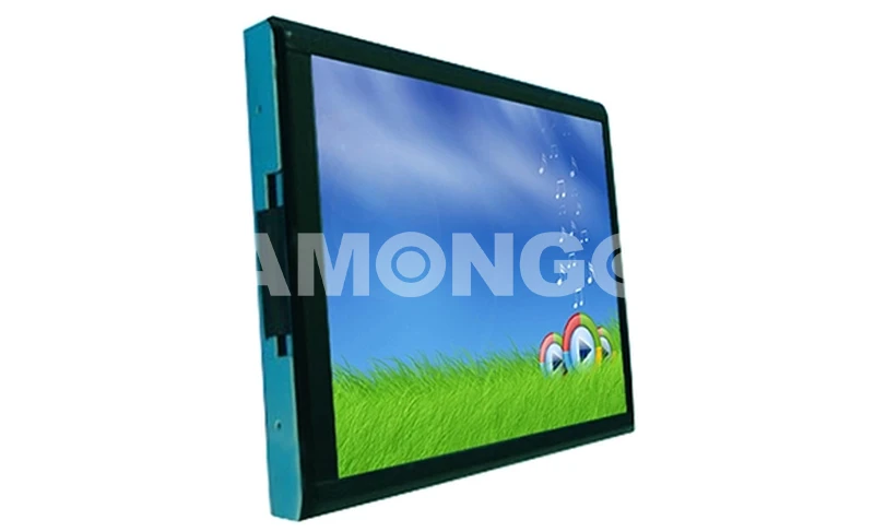 Monitor LCD de 12,1 polegadas com moldura aberta