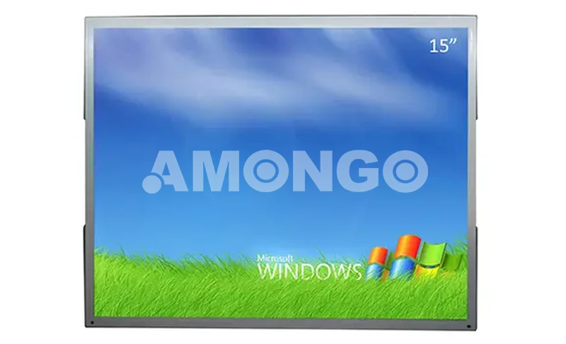 Monitor LCD de quadro aberto de 15 polegadas