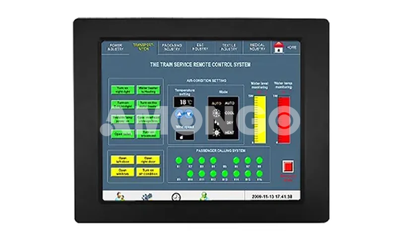 Monitor LCD de montagem em painel de 19 polegadas