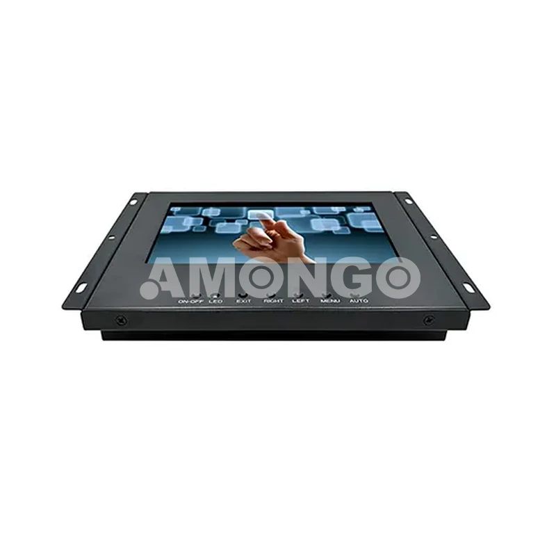 Monitor lcd industrial de montagem em rack de 7 polegadas 3