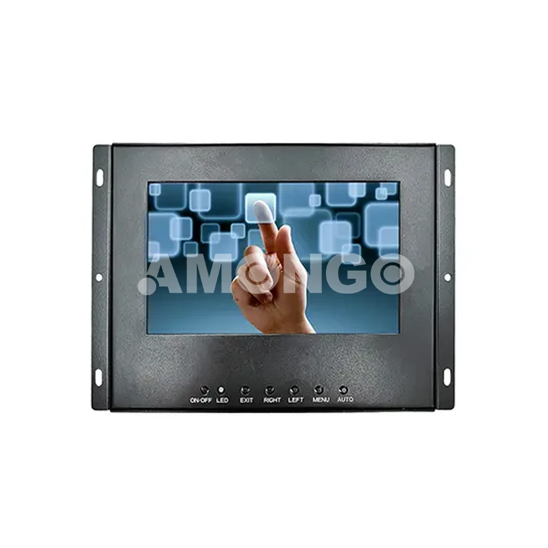 Monitor lcd industrial de montagem em rack de 7 polegadas 4