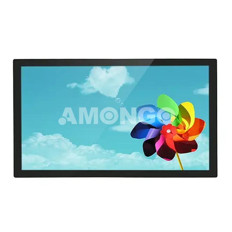 Monitor lcd de 24 polegadas com vidro temperado 1
