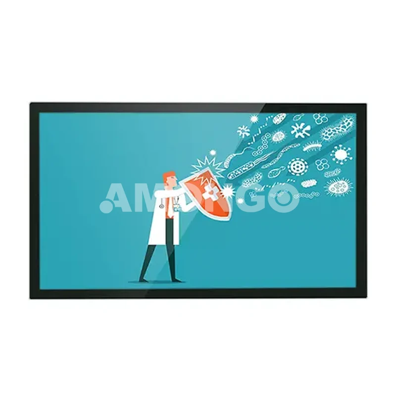 Monitor de lcd antibacteriano permanente de longa ação de 32 polegadas