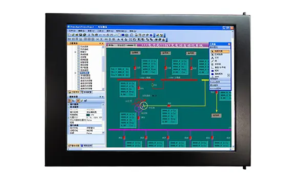Monitor LCD de faixa de temperatura ampla de 10,4 polegadas
