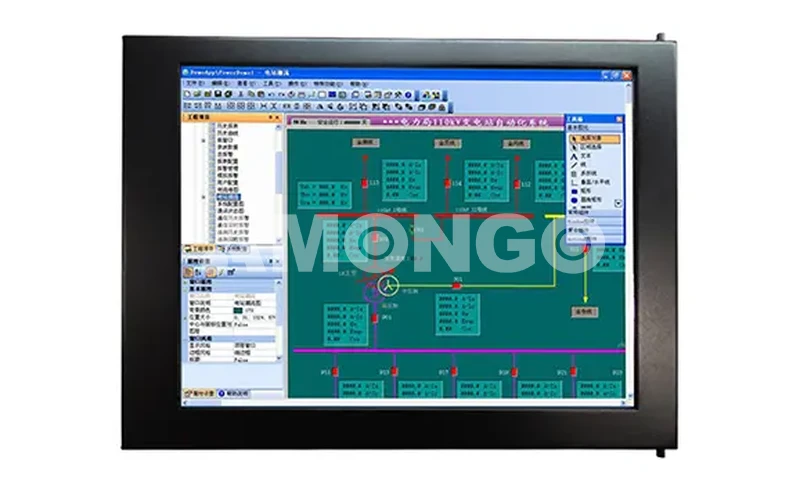 Monitor LCD de faixa de temperatura ampla de 10,4 polegadas