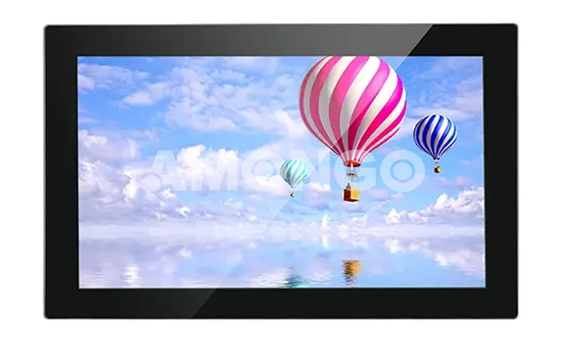 Monitor LCD brilhante alto legível de luz solar de 15,6 polegadas