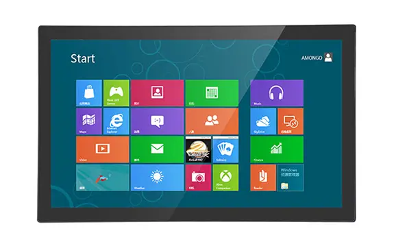 Monitor LCD de tela de toque PCAP industrial de 18,5 polegadas