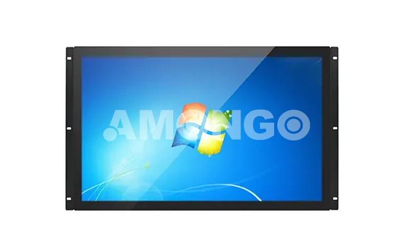 Monitor LCD de montagem em rack de 21,5 polegadas