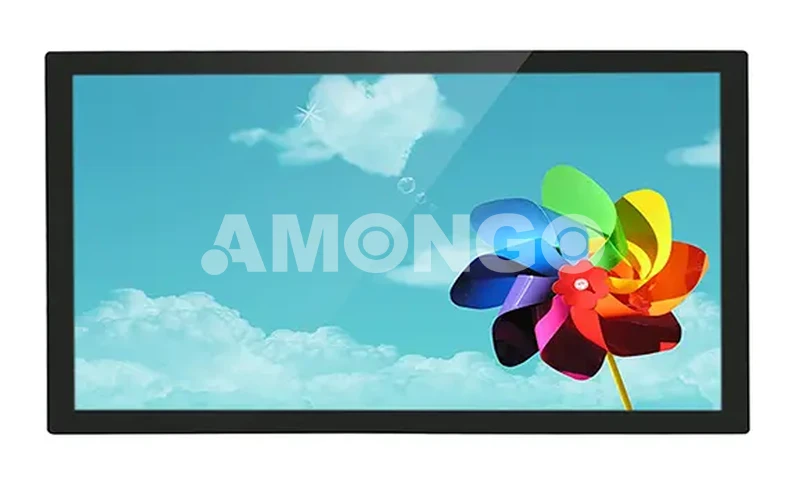 Monitor LCD de 24 polegadas com vidro temperado