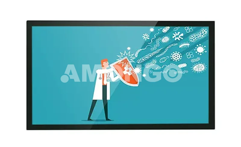 Monitor LCD antibacteriano permanente de longa ação de 32 polegadas