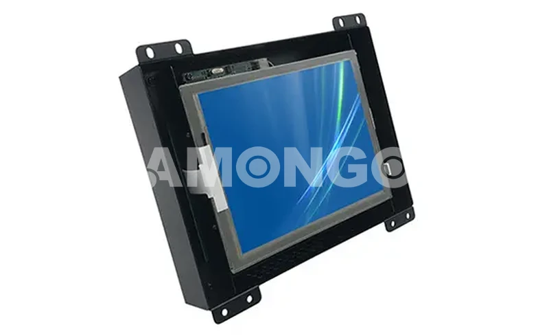 Monitor LCD de toque industrial de montagem em rack de 6,5 polegadas